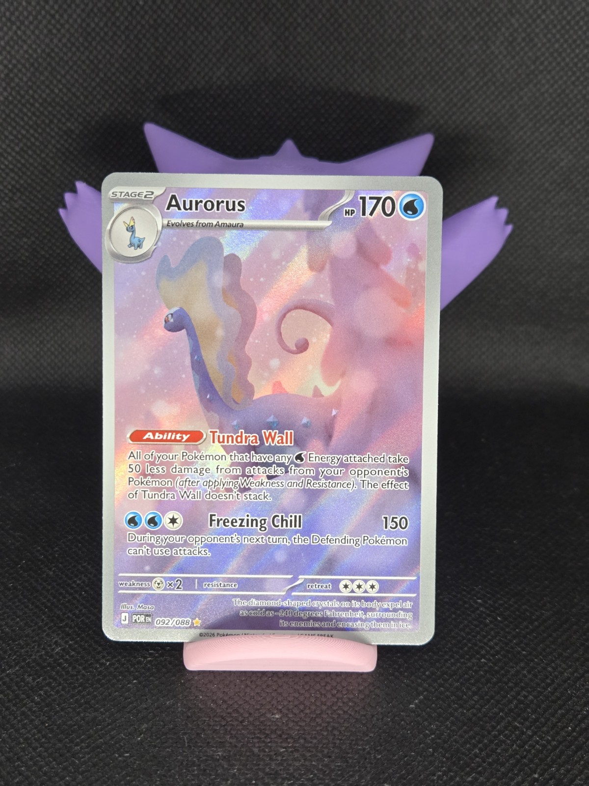 Aurorus Holofoil EN [POR - 092/088] NM