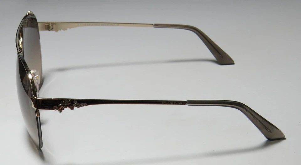 NUEVO DANIEL SWAROVSKI CORVET 25 GAFAS DE SOL MEDIA MONTURA DORADO MUJER METAL 60-14-135 Foto 4 de 4