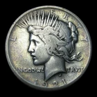 1921 Peace Dollar Silver ---- Nice Details Coin ---- #PP572