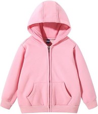 Toddler Hoodie for Boys Girls-Light Fleece Long Sleeve Sweatshirt with Pockets