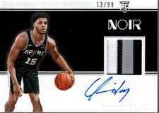 2019-20 Panini Noir #370 Quinndary Weatherspoon C Auto Jersey /99 - BSK