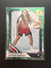 2026 Panini Donruss WNBA Georgia Amoore #27 Teal Laser /199 Washington Mystics