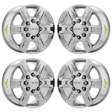 20 Chevrolet Silverado 2500 Pvd Bright Chrome Wheels-c Rims Factory Oem 5803... 20 Chevrolet Silverado 2500 Pvd Bright Chrome Wheels-c Rims Factory Oem 5803...