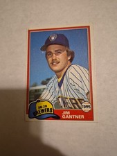 JIM GANTNER 1981 TOPPS #482 FREE SHIPPING 