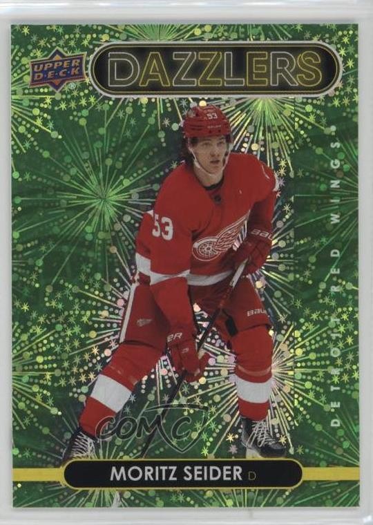 2021-22 Upper Deck Series 2 Dazzlers Green Moritz Seider #DZ-67 13yi