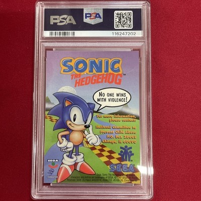 Graded PSA 7 1997 SEGA Sonic The Hedgehog Cool Kids Know It's Not