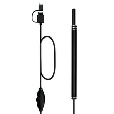 5,5 mm USB 3 in 1 pulizia orecchie endoscopio visivo Earpick HD fotocamera cucchiaio otoscopio