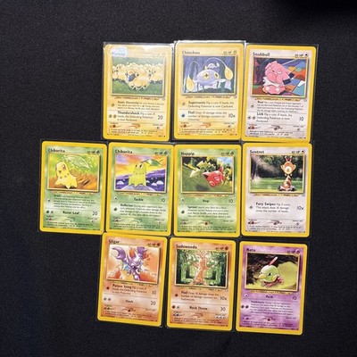Pokemon Neo Discovery C Lot of 10 Cards WOTC