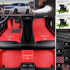 For Dodge Durango Car Floor Mats Luxury Waterproof Liners Carpets Cargo Custom