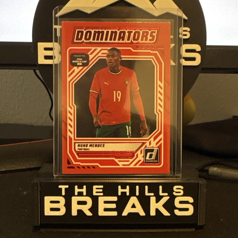 Donruss Road to FIFA World Cup Nuno Mendes Dominators Insert #19 Portugal