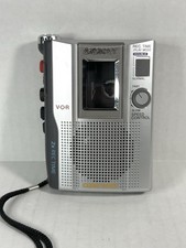 Sony TCM-200DV Cassette-Corder Portable Voice Recorder Clear Voice Untested