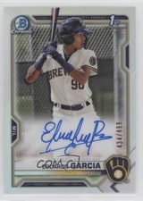 2021 Bowman Chrome Prospect Refractor 434/499 Eduardo Garcia #CPA-EG Auto 0i6p