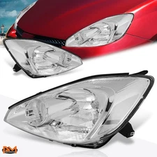 For 04-05 Sienna OE Replacement Chrome Housing Clear Corner Side Headlight/Lamp