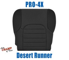 Nissan Frontier Desert Runner 2019 - Cubierta de asiento de tela inferior del lado del conductor gris