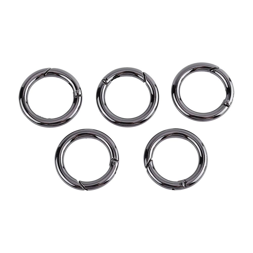 5PCS Zinc Alloy Carabiner Snap Clips Lightweight Keychain Tool