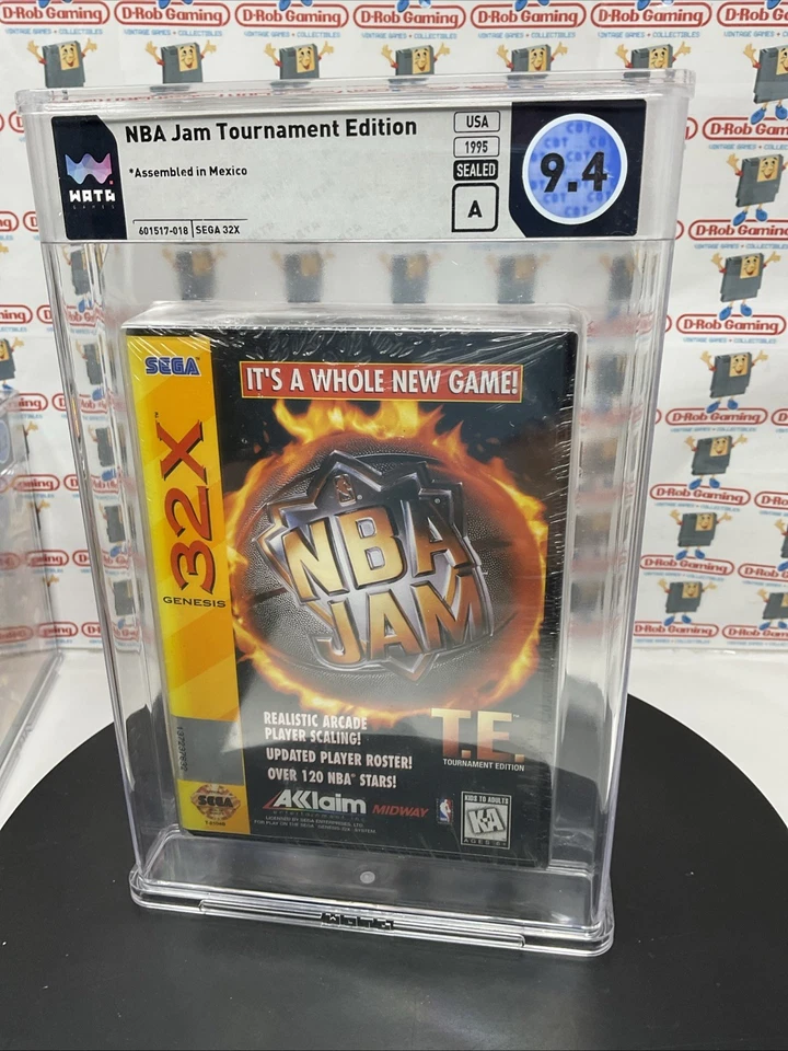 NBA Jam Tournament Edition TE Sealed VGA WATA Sega Genesis 32X Clamshell SNES - Image 4 of 4