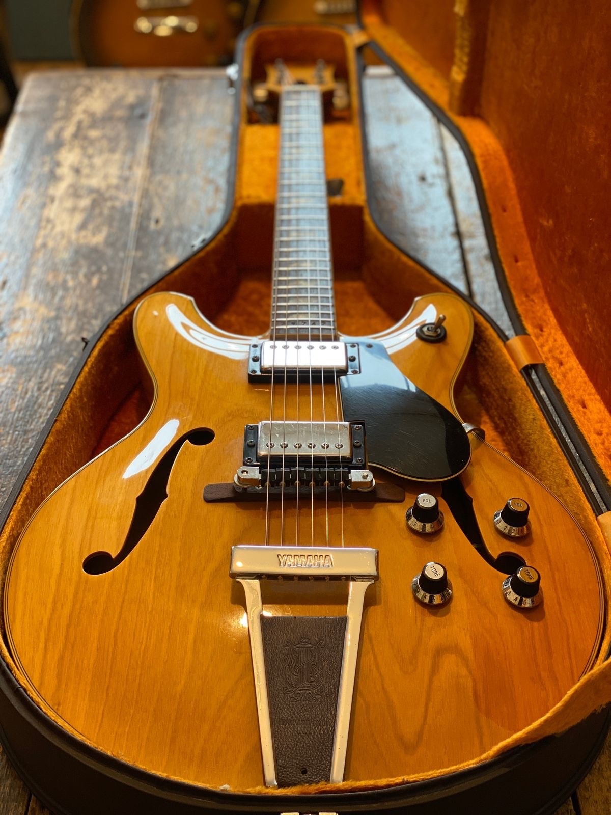 Vintage Japanese 1974 Yamaha SA60 Natural w /  HSC w /  OHSC Japan