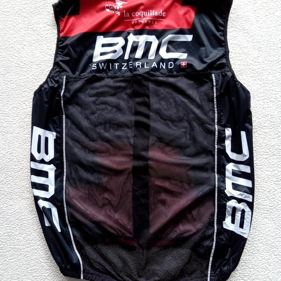 Chaleco de ciclismo Pearl iZUMi Elite Series BMC Racing Team Windstopper 2013 — talla L Foto 4 de 4