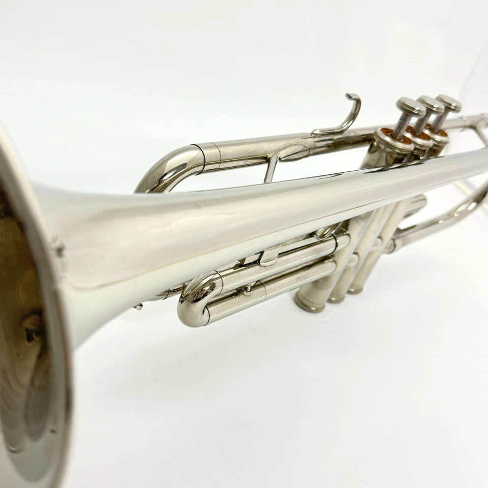 Trompeta Yamaha YTR-136 plateada con boquilla envío rápido desde Japón #B0011 Foto 2 de 4