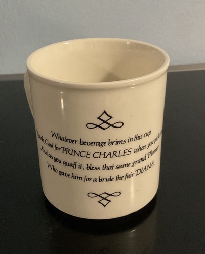Prince Charles 1981 Carlton Ware Ear Mug Cup Very Good - Picture 3 of 4