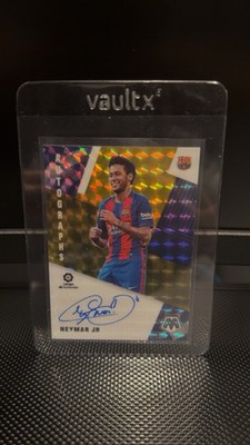 2020-21 Panini Mosaic La Liga - Autographs Mosaic Neymar Jr. /10
