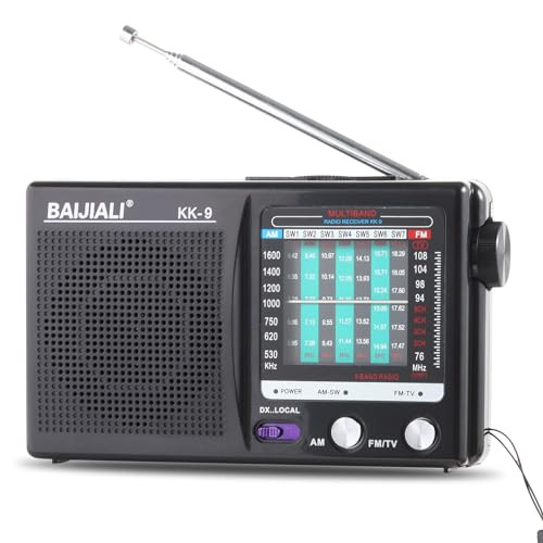 Portable Radio AM FM, Transistor Radio, Plug in Wall or Battery Operated Radio - Bild 1 von 6