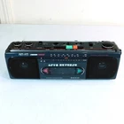 Sanyo MS 330 Auto Reverse Cassette Boombox Radio Tested Serviced HAS FLAWS READ