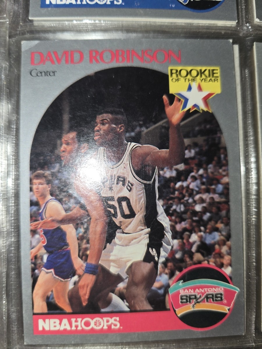 1990-91 NBA Hoops David Robinson #270 RC Rookie of the Year San