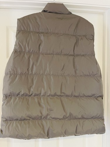 Men’s Orvis Essex Puffer Down Gray/Green Vest Size Large - Picture 7 of 11