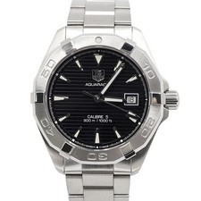 Tag Heuer Aquarium schwarzes Zifferblatt Automatik Stahl Herrenuhr 2110 161271993 [U]