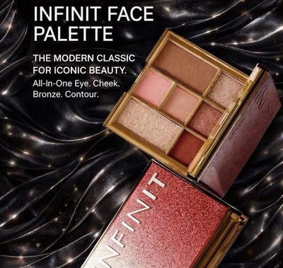 Farmasi Infinit Face Palette Talc-Free Eye Cheek Bronze Contour 0.32 oz