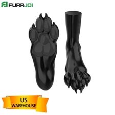 Furrjoi A Pair Of Silicone Dog Feet BDSM Footwear For Fetish Cosplay Puppy Love