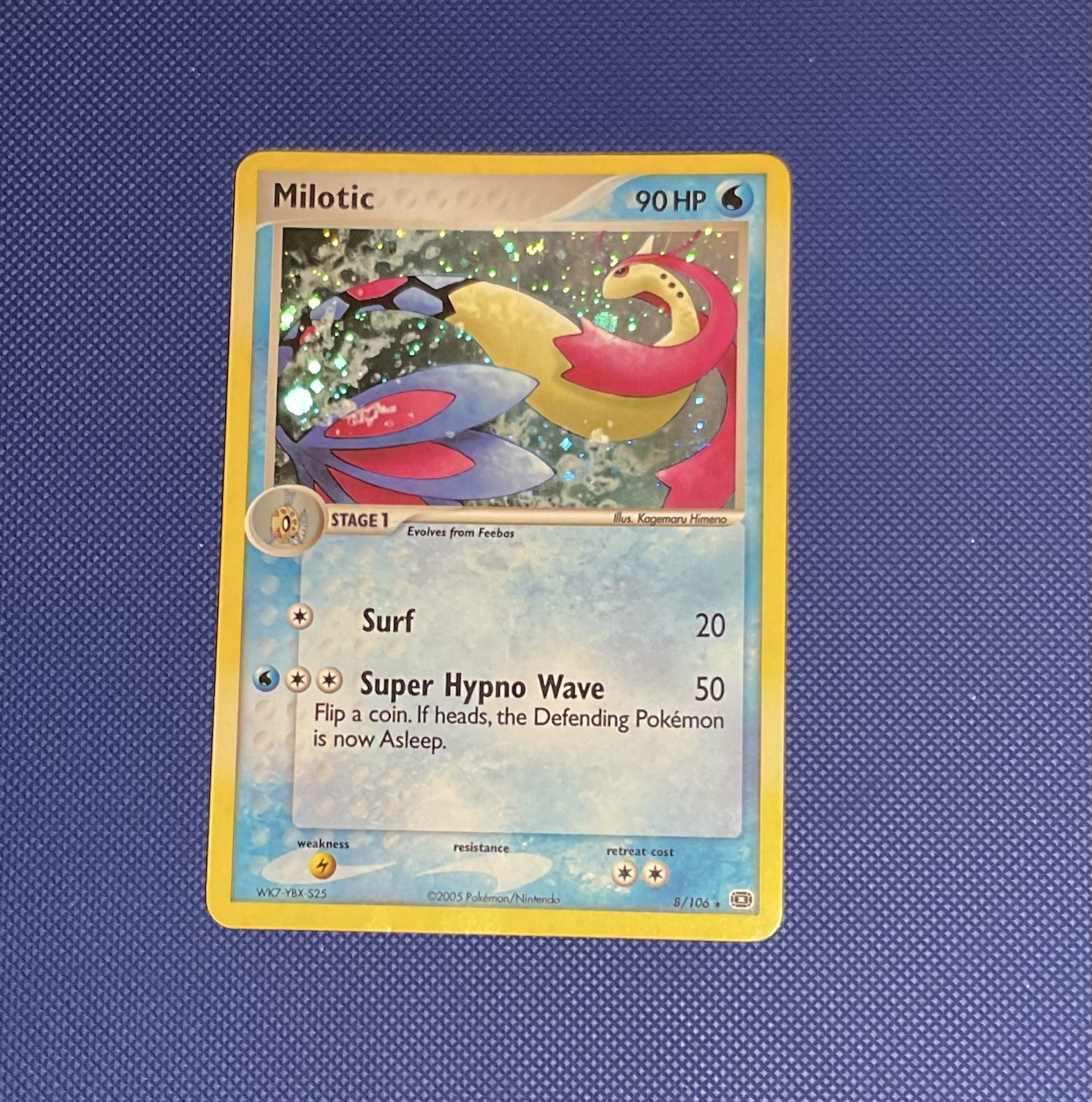 Pokémon Milotic 8/106 Pokemon TCG EX Emerald Holo Rare
