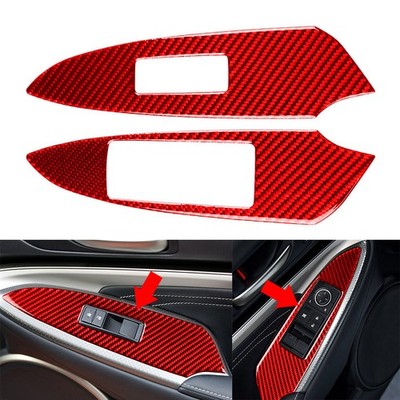 Fensterheber-Verkleidung für Lexus RC200t RC300 RC350 RC F Sport 2015-2024 Rot