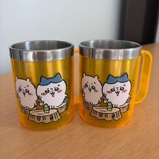 Chiikawa Ceramic Mug Cup Set of 2 Coffee Tea Cup White Tableware 3.5 inch