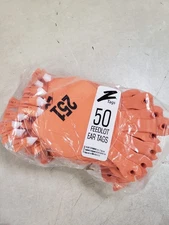 Z Feedlot Ear Tags for Cattle ID Orange 50ct