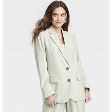 Women's Spring Blazer - A New Day Light Green XXL NWOT