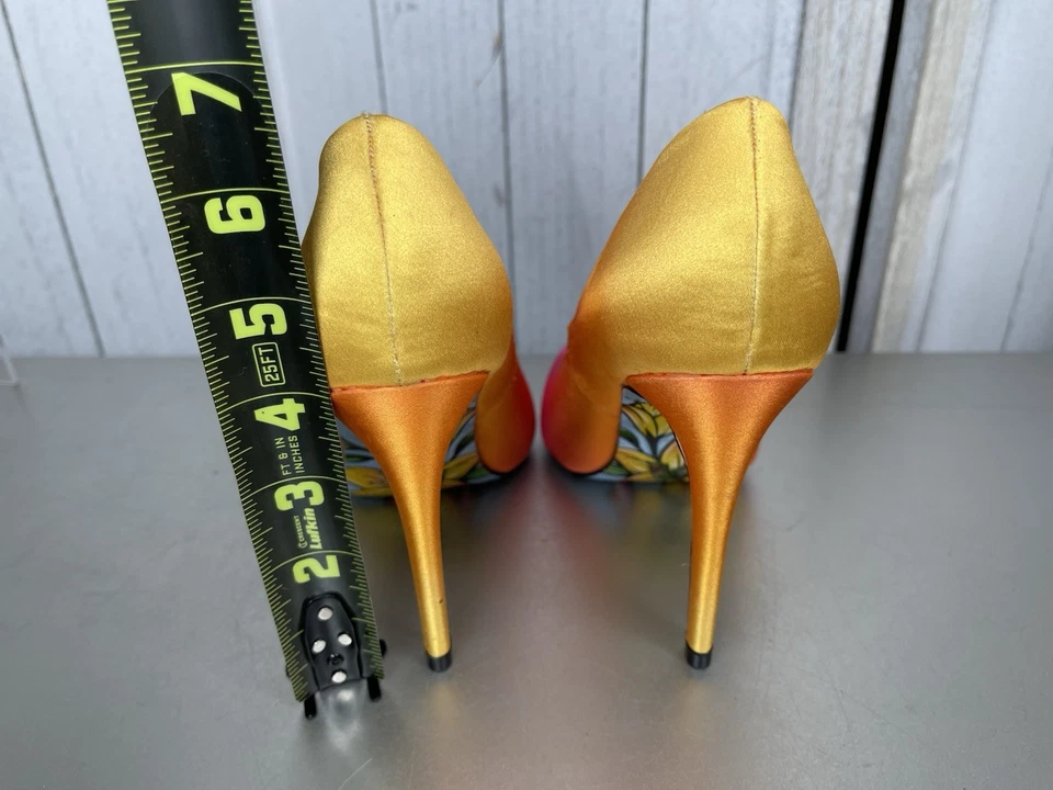 Туфли на высоких каблуках Taylor Says (Reeve) Ombre розовые оранжевые желтые размер 8 - Изображение 4 из 4