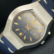 RARE VINTAGE ORIENT AUTOMATIC 46941 JAPAN MENS ORIGINAL DIAL WATCH a704901-1
