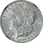 1896-O Morgan Silver Dollar VaultBox NGC AU55 Nice Eye Appeal Nice Strike