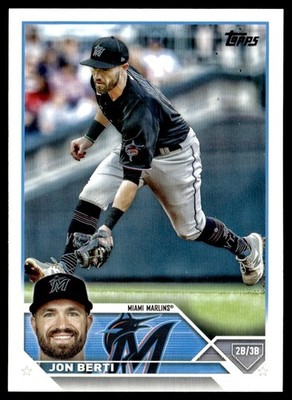 2023 Topps Jon Berti Miami Marlins #72