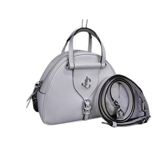 Jimmy Choo Varenne Handbag Leather Ivory Womens Shoulder Strap Crossbody
