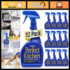 All-Purpose Kitchen Cleaner Spray - 32 Oz No-Residue Degreaser for Surfaces - Pe