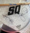 Status Quo  --  HAND SIGNED  -- drumhead / drumskin - By Coghlan & Rich