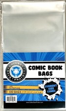 1000 CSP COMIC BOOK CURRENT AGE POLY STORAGE BAGS ACID FREE BACKING BOARDS