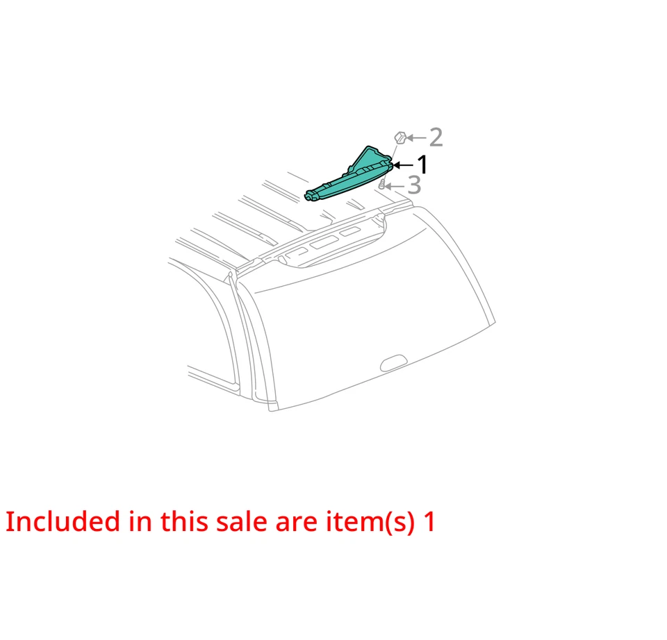 Luz trasera tercera luz de freno GMC Envoy 2006 N953N Foto 3 de 4