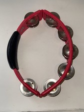 Latin Percussion LP152 Cyclops White With Steel Jingles Hand Held Tambourine