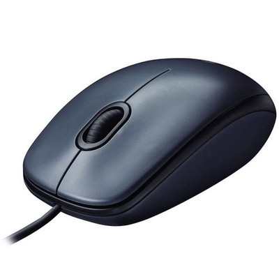 Computer Maus mit Kabel USB 1000 DPI  Logitech M90 rechts- und linkshändig NEU