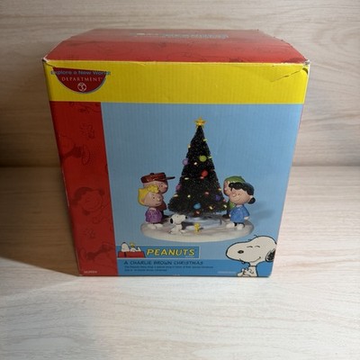 Department 56 Peanuts A Charlie Brown Christmas Light Up Tree - Tested
