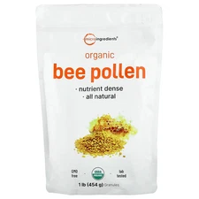 Organic Bee Pollen, 1 lb (454 g)